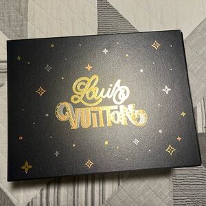 Louis Vuitton Midnight Black with Gold Stars Box